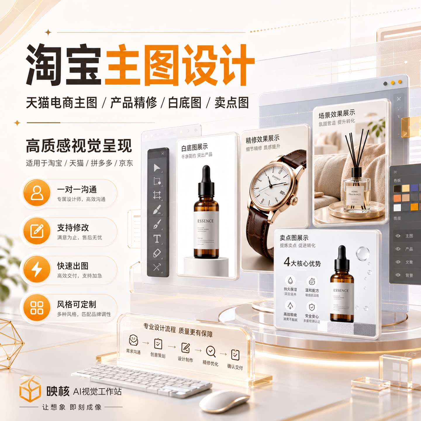 映核主图设计提升商品点击率