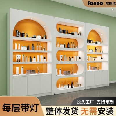 美容院产品柜化妆品展示柜烤漆
