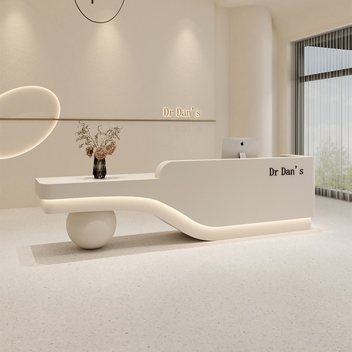 道天简约现代纤维板吧台收银台