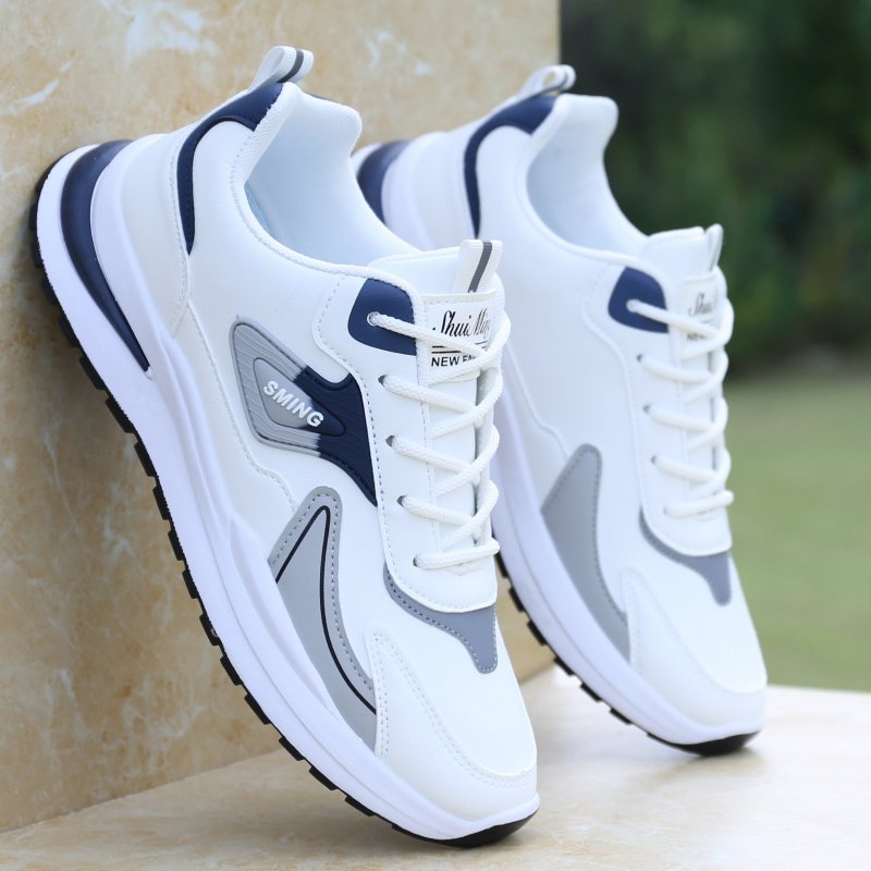 阿甘男鞋秋季2025新款皮面防水