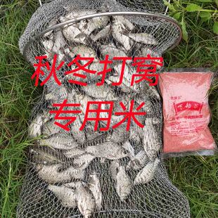 绝情谷万劫谷窝料秋冬野钓鲫鱼打窝米钓鱼酒米打窝料鲫鱼专用底窝