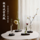 简约ins风实木试管花瓶小口径桌面水培摆件水养绿植插花植物容器