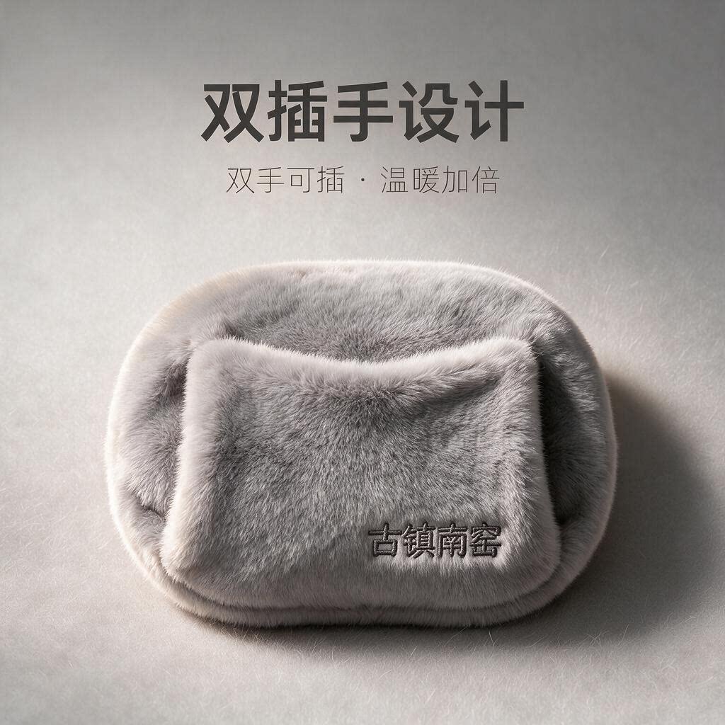 古镇南窑充电热水袋套子单卖毛绒热水袋套