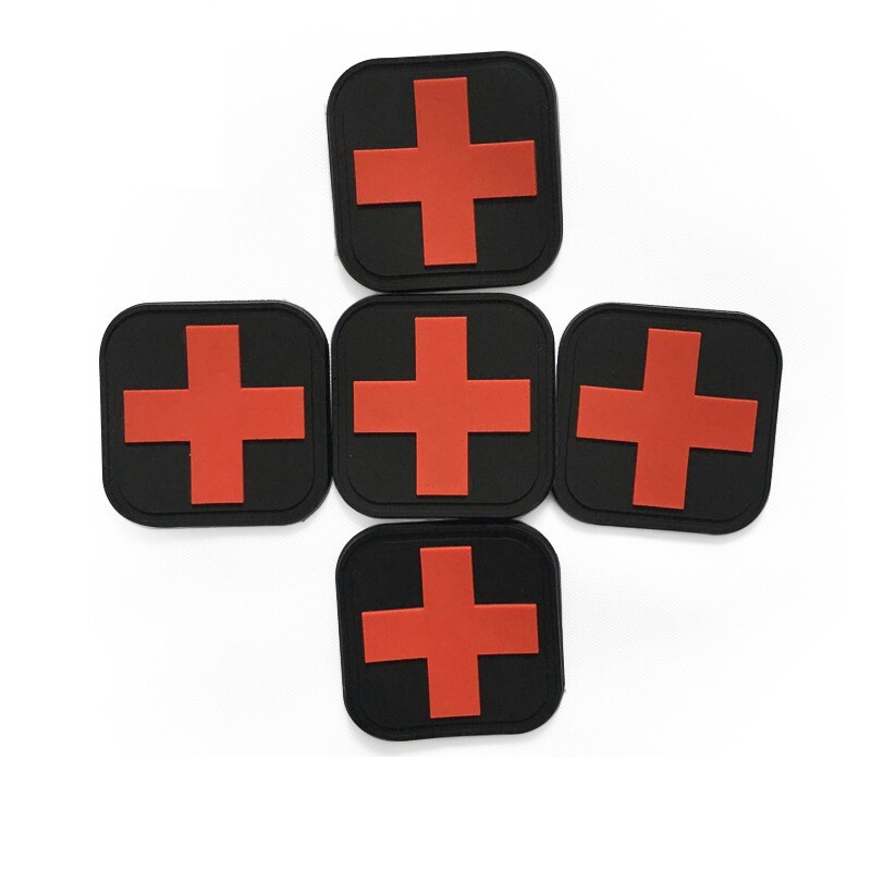 魔术贴十字架魔术贴背包贴章中国战术军迷个性士气章衣贴臂贴章