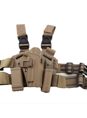 CS战术快拔手枪套M1911.M92.P226.格洛克G17塑料大腿套腰套塑料