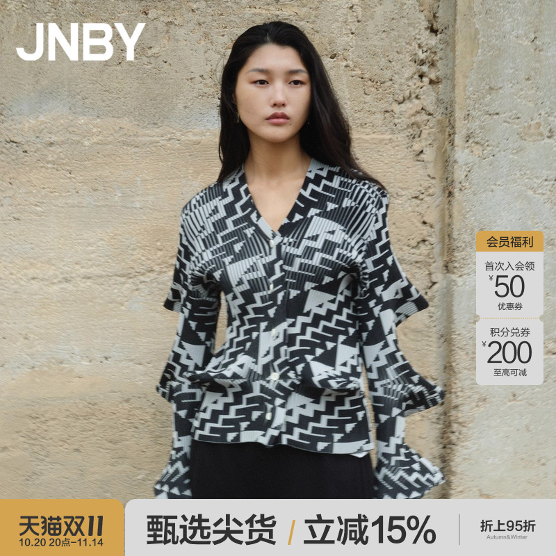 115/���װ� XS JNBY/���ϲ��°����＾ë��֯��Ů����V������