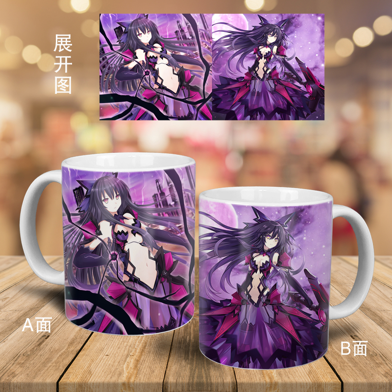 约会大作战马克杯变色学生咖啡杯