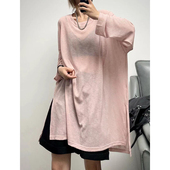 菲尔丹 薄防晒长T恤571 大大版 韩国冰淇淋色淡颜 凉凉透气竹节丝