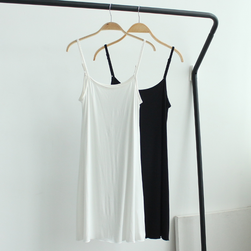 菲尔丹含木代尔垂感调节黑白吊带