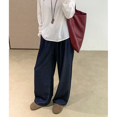 巨凉快直筒宽松休闲长裤