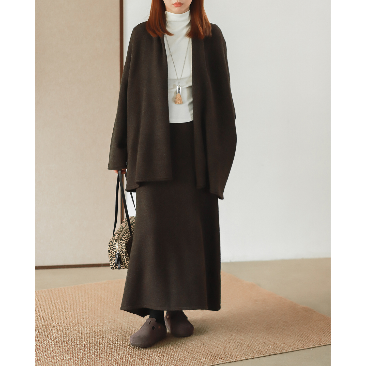 菲尔丹老钱好命穿搭羊毛开衫