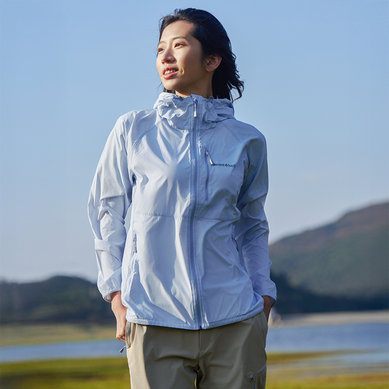 montbell女款防晒衣速干皮肤衣