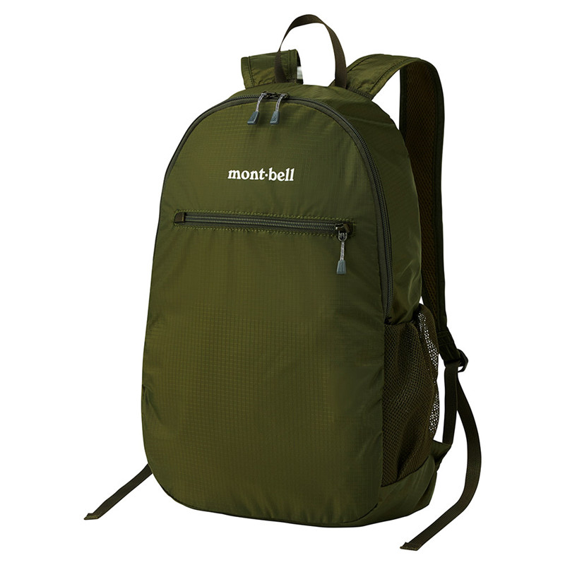 montbell日本新款户外徒步旅行登山露营超轻便携折叠双肩背包18L