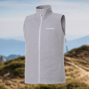 montbell日本2025年秋冬新品 户外运动休闲保暖抓绒马甲女款