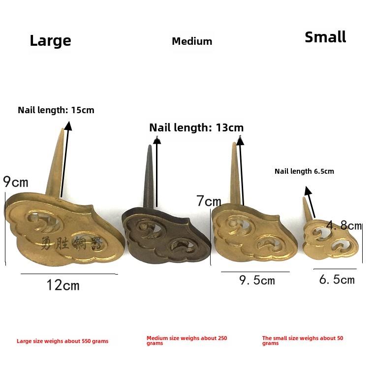 2026中式装饰挂钩牌匾托纯铜如意扁托彷古书画框托架画托十字绣框