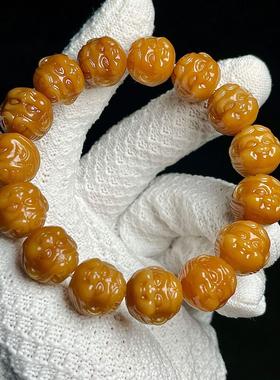 2026精工雕刻美猴王菩提手串单圈男女文玩绕指柔佛珠念珠工厂