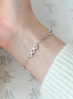 2026转运圆珠铜钱手链女新中式古风个性冷淡风高级感国风手饰品送