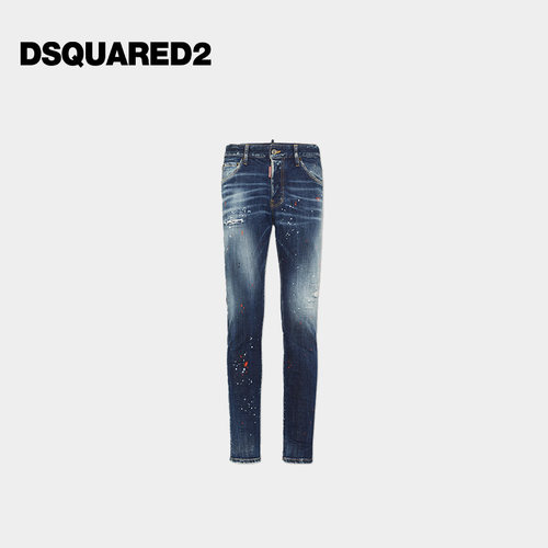 DSQUARED2/D2次方  男士复古直筒牛仔裤COOL GUY