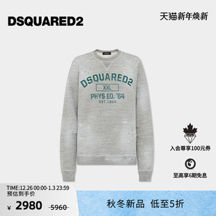 D2次方 DSQUARED2 2025秋冬女士复古套头卫衣 新品