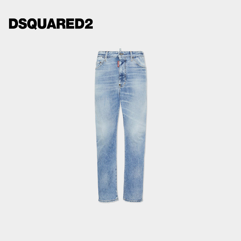 【7折】DSQUARED2/D2次方  男士直筒休闲牛仔裤Bro Jean
