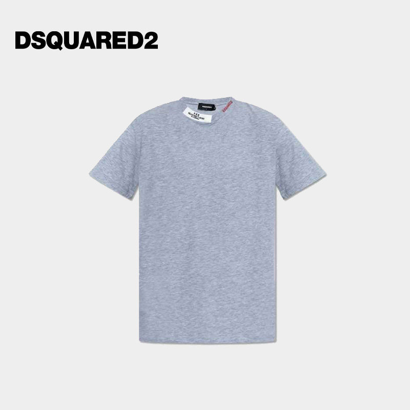 DSQUARED2/D2次方  男士字母徽标棉质圆领短袖T恤图片