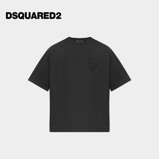 男士 D2次方 DSQUARED2 简约日常圆领T恤上衣 3件8折
