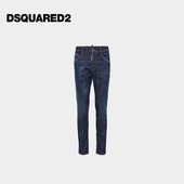 水洗复古牛仔裤 DSQUARED2 SKATER 男士 修身 D2次方 2025春夏系列
