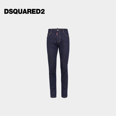 DSQUARED2/D2次方 春夏系列男士显瘦修身原色牛仔裤Cool Guy