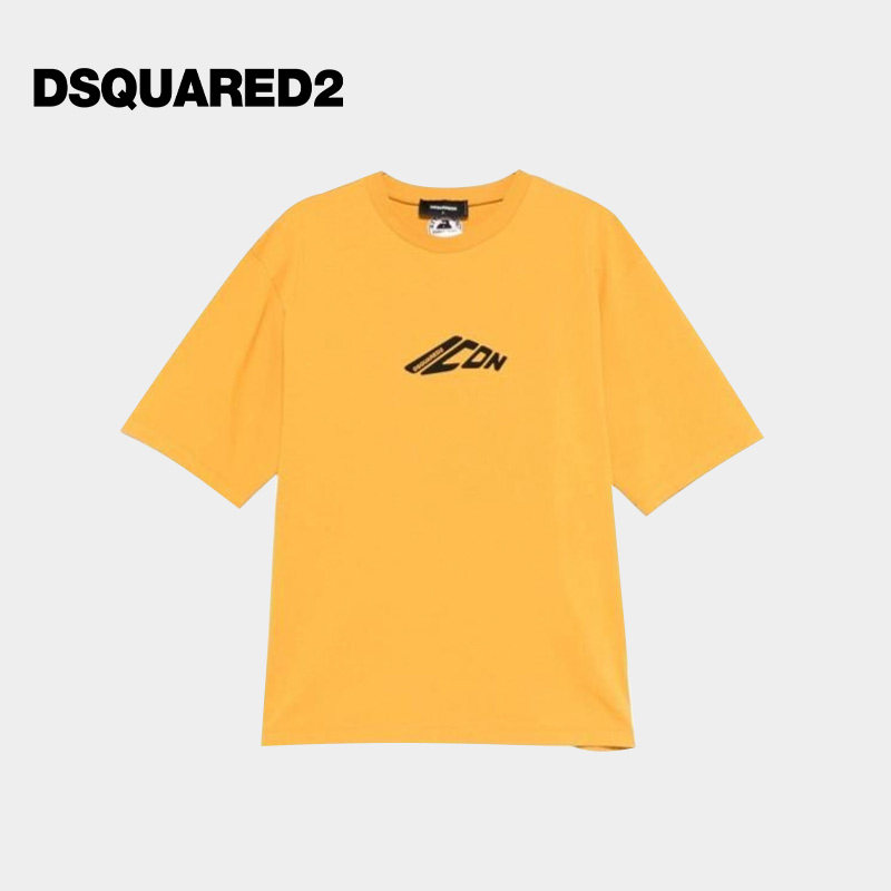 DSQUARED2/D2次方 男士棉质圆领短袖T恤