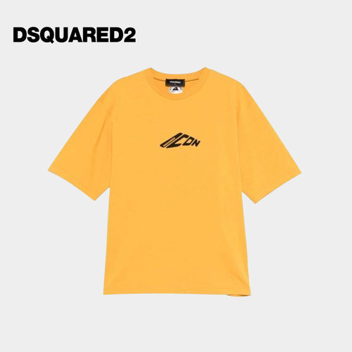 DSQUARED2/D2次方 男士棉质圆领短袖T恤