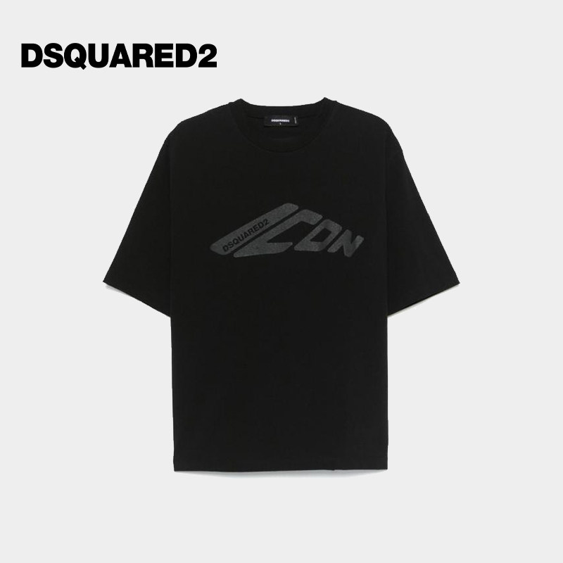 DSQUARED2/D2次方 男士棉质圆领短袖T恤