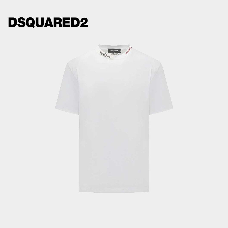 DSQUARED2/D2次方 男士棉质圆领短袖T恤图片