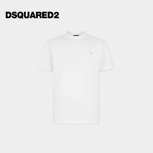 【首降7折】DSQUARED2/D2次方 2026春夏男士纯色简约日常T恤