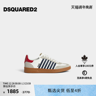 5折 休闲时尚 DSQUARED2 秋冬男士 皮革运动休闲鞋 D2次方