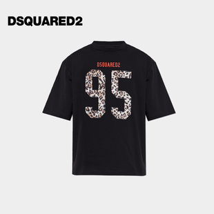 春夏新品 图案印花棉质圆领短袖 DSQUARED2 春夏男士 T恤 D2次方