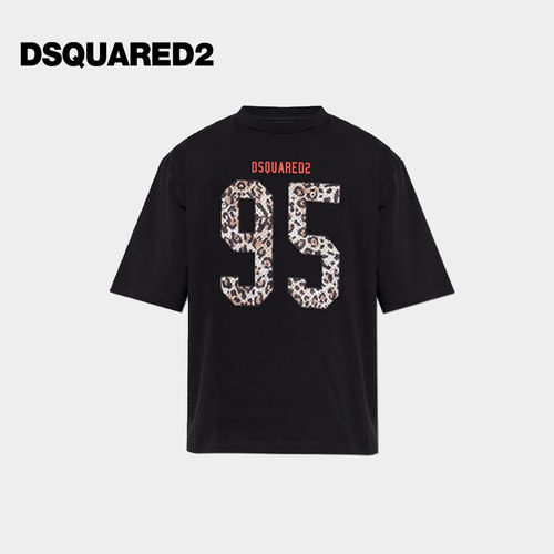 【春夏新品】DSQUARED2/D2次方 春夏男士图案印花棉质圆领短袖T恤