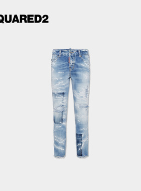 【新品】DSQUARED2/D2次方 2025秋冬女士时尚修身牛仔裤Cool Girl