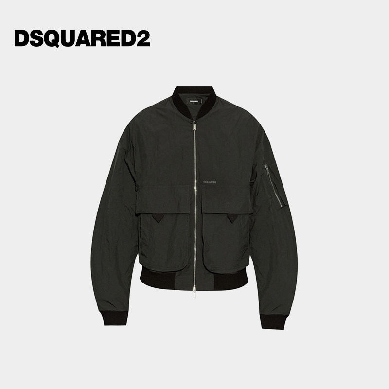 【低至5折】DSQUARED2/D2次方 男士日常休闲拉链夹克外套