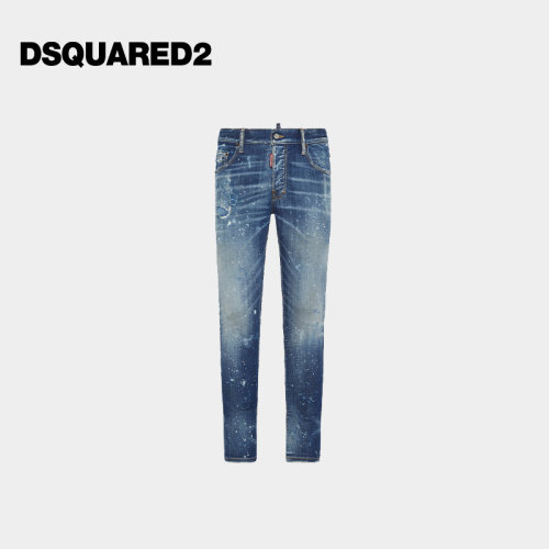 【7折】DSQUARED2/D2次方  男士修身牛仔裤Super twinky