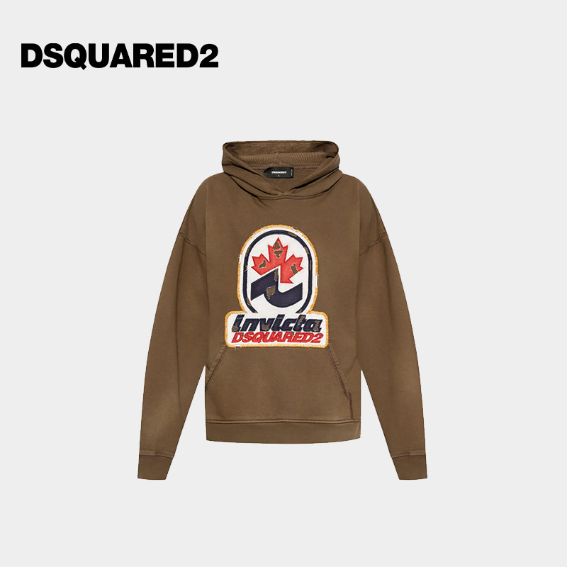 DSQUARED2/D2次方 男士休闲时尚连帽卫衣图片