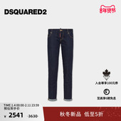 牛仔裤 Pat D2次方 2025秋冬女士卷边设计时尚 新品 DSQUARED2