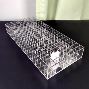 银行K宝翻盖收纳盒ukey整理盒格子盘财务专用盒置物盒透明亚克力