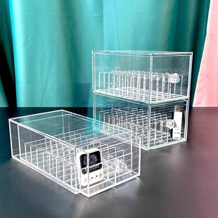 企业网银U盾保管盒财务手机银行U盘K宝收纳盒桌面透明收纳整理盒