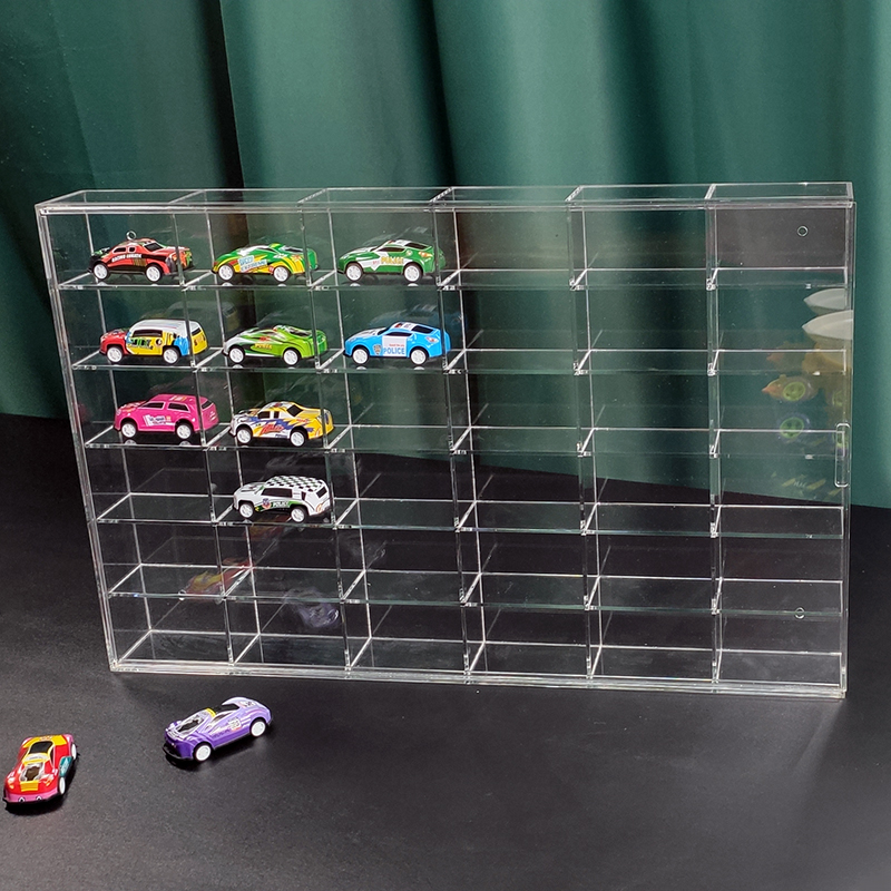 164亚克力红小汽车收纳柜