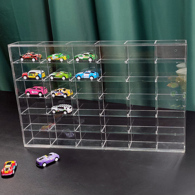 164亚克力红小汽车收纳柜