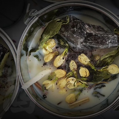 酋长摆摊   阿曼绿乳香·   原创香薰蜡烛   草药许愿室内香氛