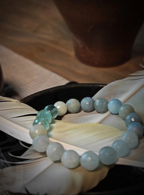 酋长摆摊   妙语连珠·   原创手串水晶磁场礼物配饰小众