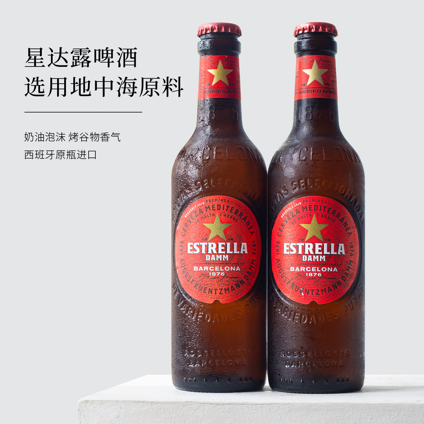 西班牙进口星达露拉格黄啤酒整箱图片