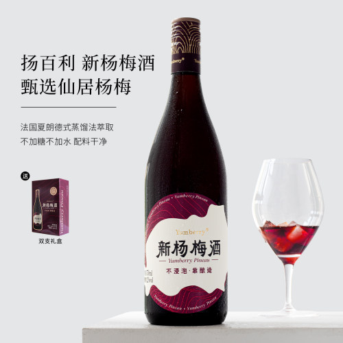 浙江仙居杨梅酒微醺发酵低度果酒