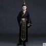 Quần áo nam kiểu Trung Quốc Hanfu trang phục nam hiệp sĩ học giả trong phần dài của bộ đồ thanh niên Tang phù hợp với quần áo sách thủy triều. - Trang phục dân tộc những kiểu đồ bộ may đẹp